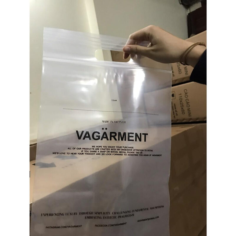 túi zipper có quai xách thời trang