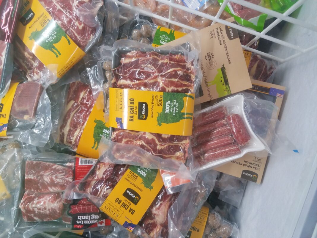 Bao bì đóng gói thịt bò đông lạnh màng PA hút chân không