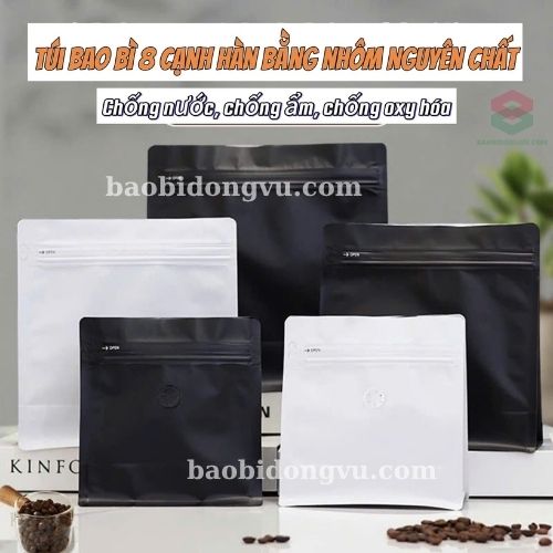 Túi zip 8 cạnh với nhiều kích thước