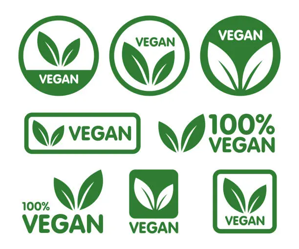 Ký hiệu vegan trên bao bì rau củ quả