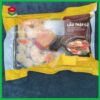 Túi màng ghép PA/PE hút chân không đựng tôm, mực, cá làm lẩu hải sản tại xưởng Bao Bì Đông Vũ