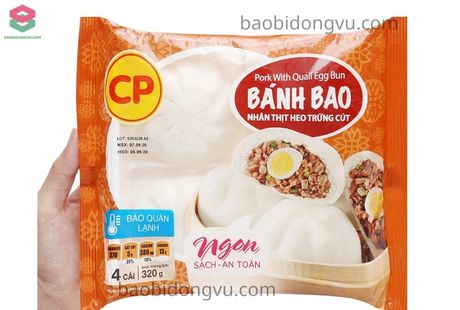 Bao bì bánh bao đông lạnh cho kho và vận chuyển xa