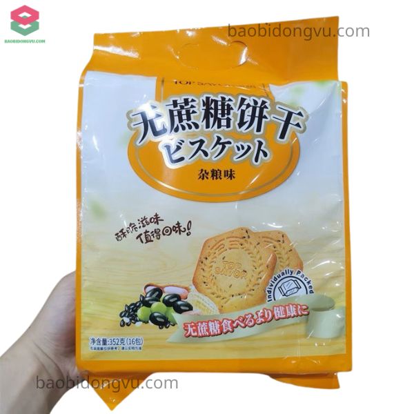 Bao bì bánh quy dạng túi xếp hông