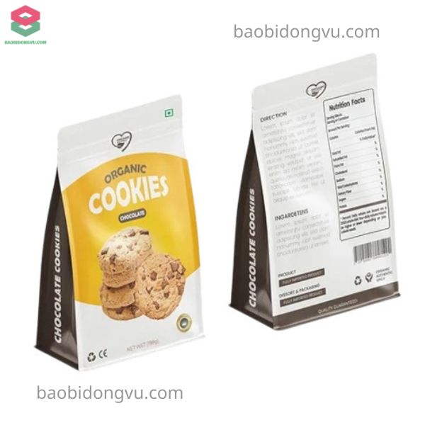 Nội dung in trên bao bì bánh quy