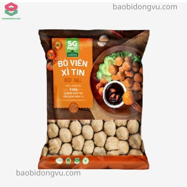 Bao bì bò viên màng ghép hàn lưng