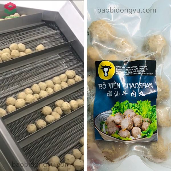 Bao bì bò viên cho doanh nghiệp chế biến thực phẩm