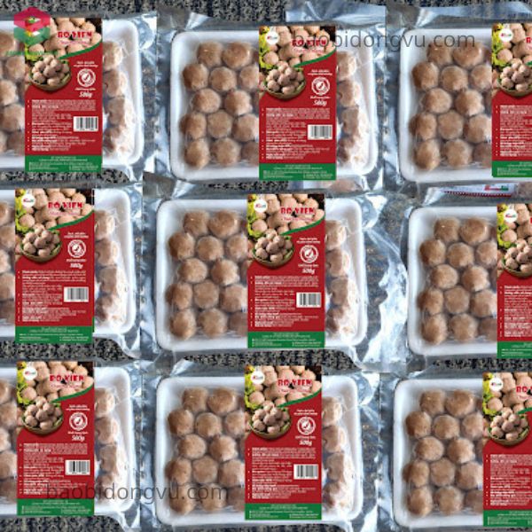 Bao bì bò viên phục vụ phân phối sỉ