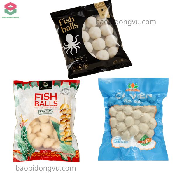 Các mẫu bao bì cá viên phổ biến 