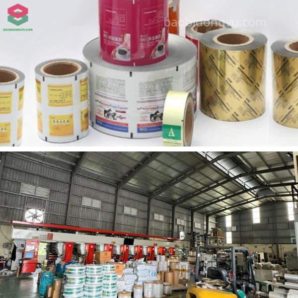 Vật liệu màng in bao bì tại xưởng Đông Vũ 