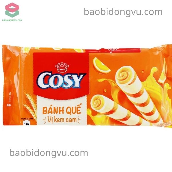 Bao bì bánh quế ép ba biên dễ trưng bày