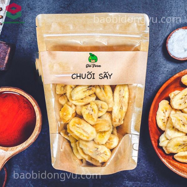 Bao bì chuối sấy Kraft