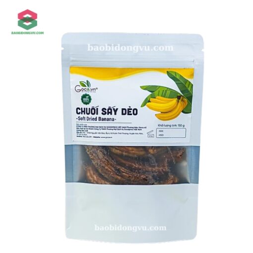 bao bì chuối sấy