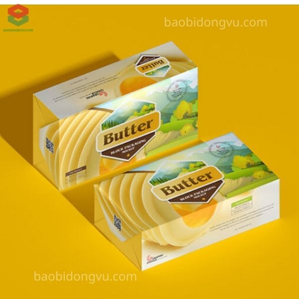 Bao bì đựng bơ thiết kế đẹp