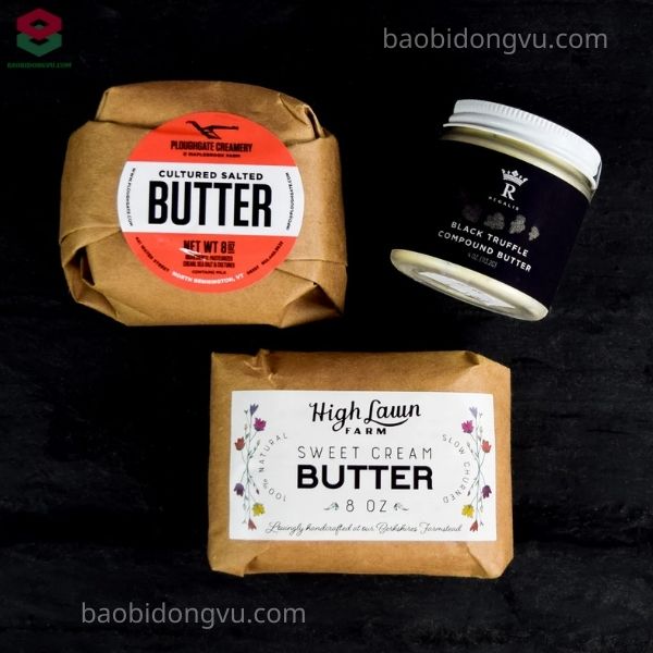 Bao bì kraft quấn bơ phong cách hiện đại