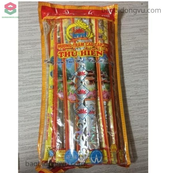 Bao bì đựng nhang dạng túi hàn biên chắc chắn