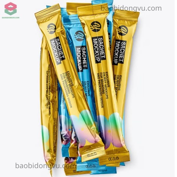 Bao bì đường que in nhiều màu cao cấp