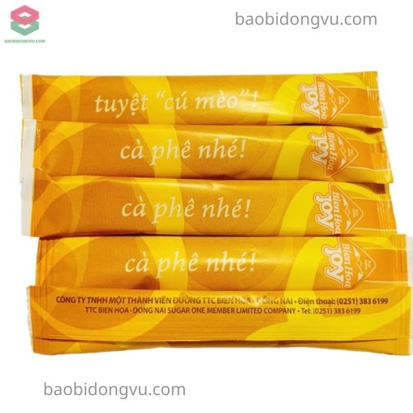 Mẫu bao bì đường que sang trọng