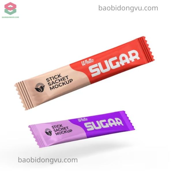 Bao bì đường que hàn kín hai đầu