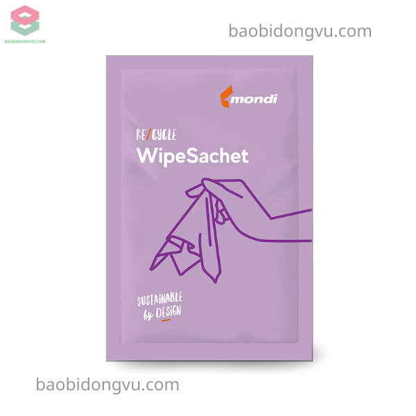 Bao bì khăn ướt túi hàn bốn biên chắc chắn
