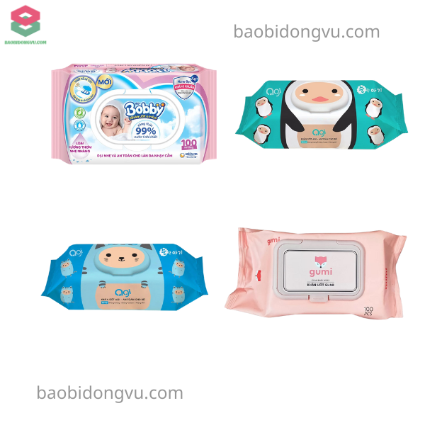 Các mẫu bao bì khăn ướt hiện đại 
