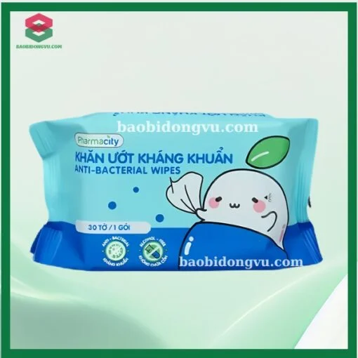 Bao bì khăn ướt thiết kế đẹp