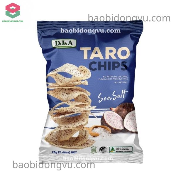 Bao bì khoai môn sấy màng ghép in full màu