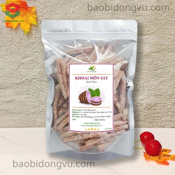 Bao bì khoai môn sấy 1 mặt trong - 1 mặt bạc