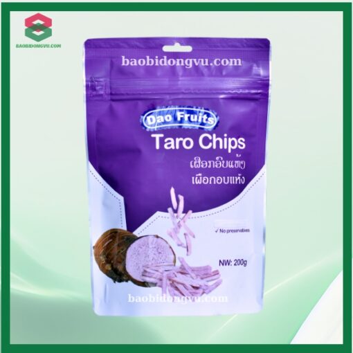 bao bì khoai môn sấy