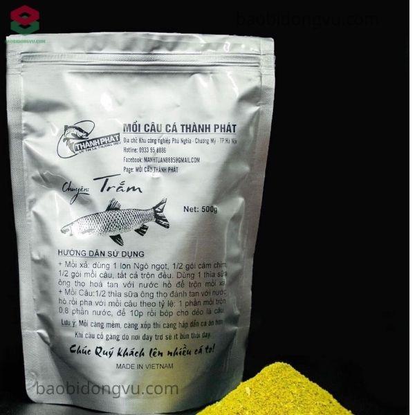 Túi zip bạc mồi câu cá bảo quản hiệu quả