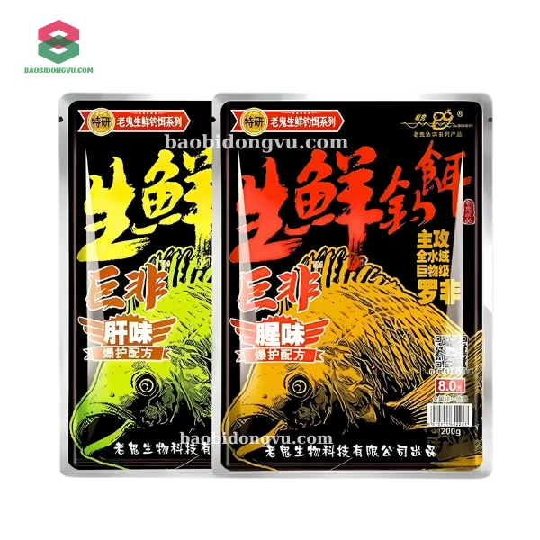 bao bì mồi câu cá