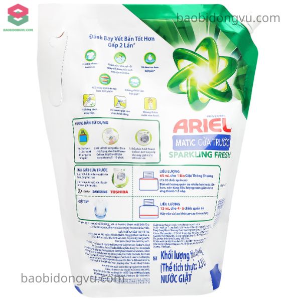 Nội dung in trên bao bì đầy đủ