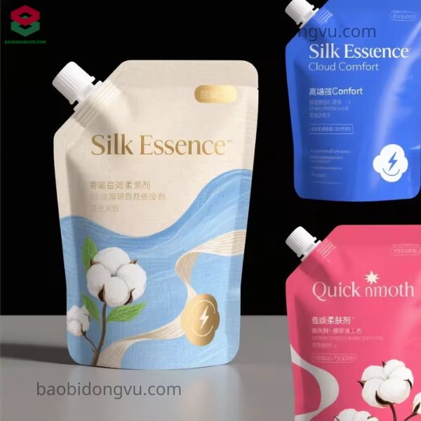 Bao bì sữa tắm đáy đứng có vòi rót tiện lợi