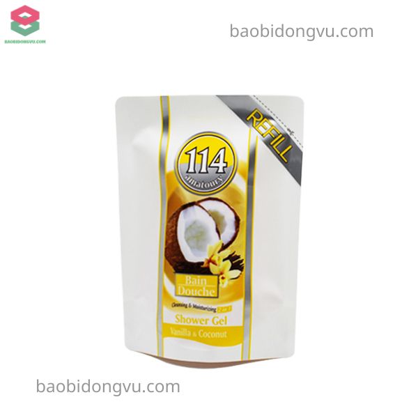 Bao bì sữa tắm túi zip đáy đứng tiện lợi