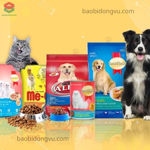 Các mẫu bao bì thức ăn thú cưng đẹp