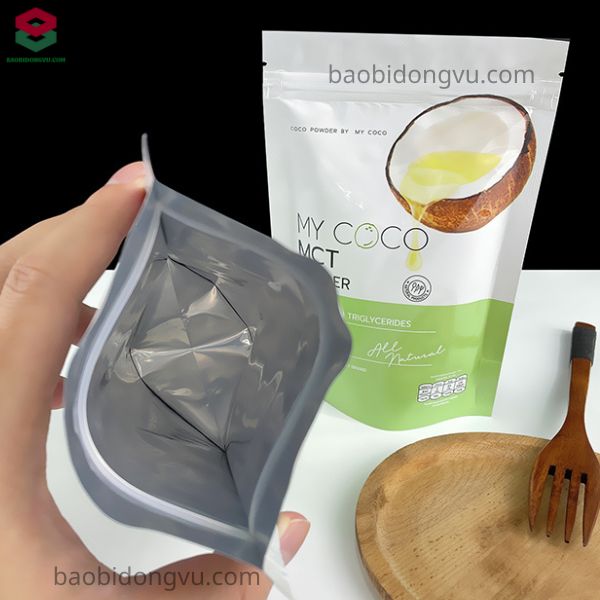 hình dạng đường zipper của bao bì in ống đồng