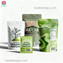 Các mẫu bao bì đựng trà matcha