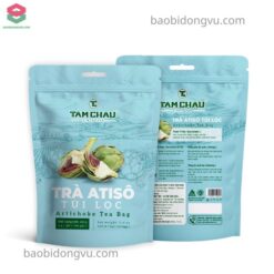 túi zip đáy đứng đựng trà được in ống đồng 10 màu sắc nét