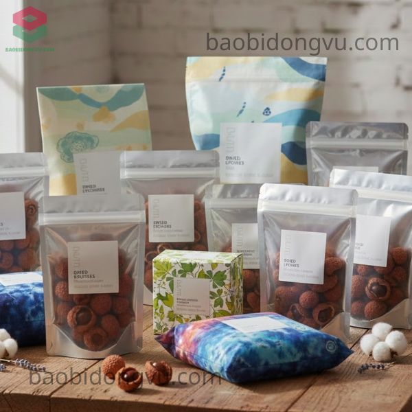 Bao bì vải sấy với đa dạng màu sắc