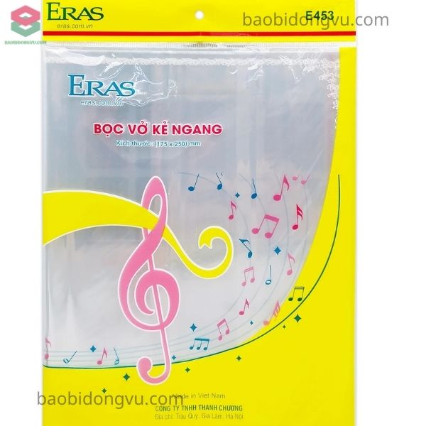 Mẫu bao bì dán miệng đựng bọc vở