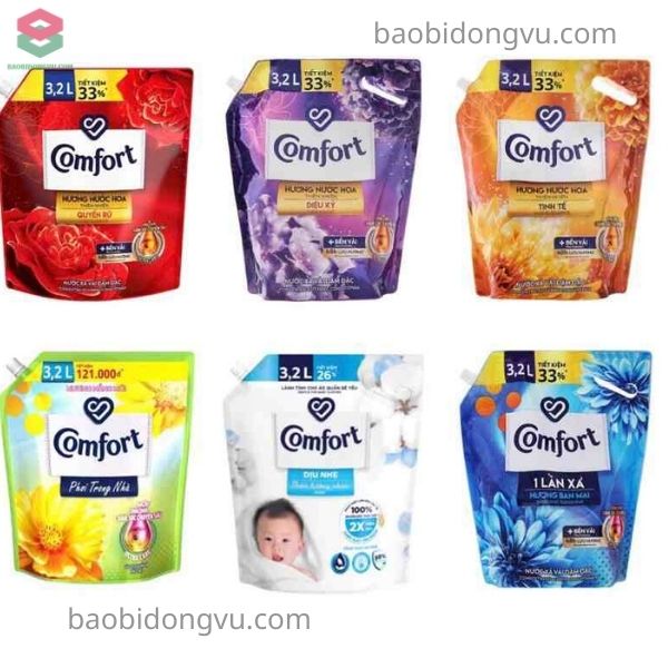 Các mẫu bao bì xả vải thiết kế đẹp