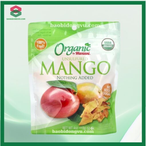 Bao bì xoài sấy in tại Đông Vũ