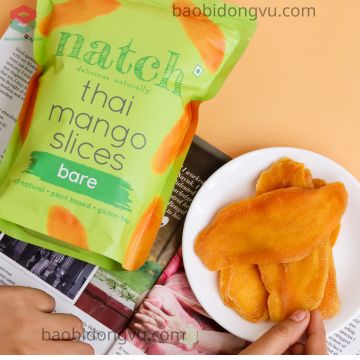 Bao bì xoài sấy dẻo làm quà tặng