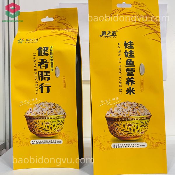 Túi 4 cạnh có bốn mép được hàn kín