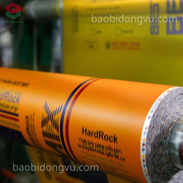 In túi 4 cạnh bằng phương pháp in trục ống đồng