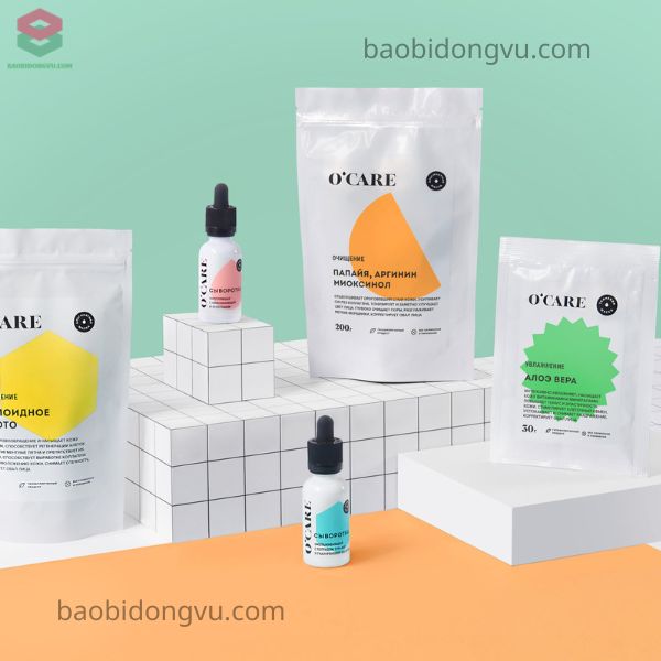 Túi zip đựng mặt nạ đáy đứng