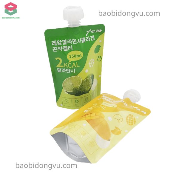 Túi đựng nước ép đáy đứng có vòi