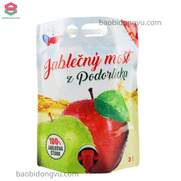 Túi đựng nước ép táo có tay cầm 