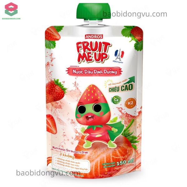 Thông tin in trên túi đựng nước ép chi tiết