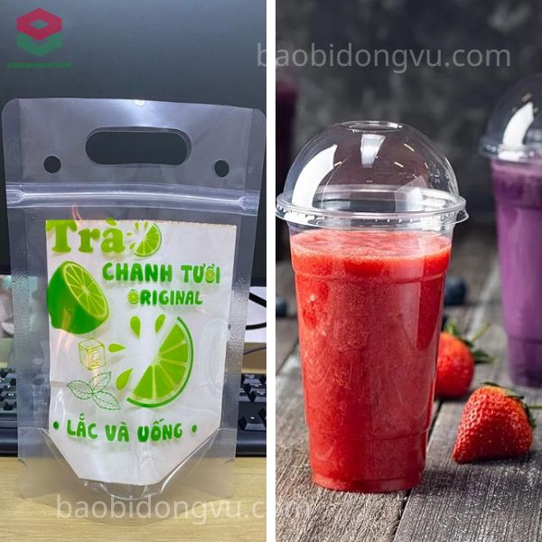 So sánh túi đựng trà và ly nhựa nắp ép