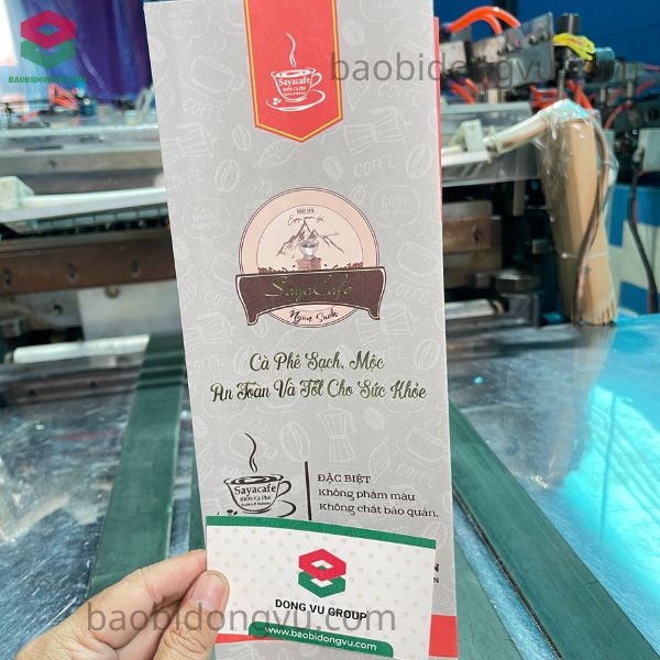 Bao Bì Đông Vũ sản xuất túi đựng trà với chất liệu an toàn theo nhu cầu khách hàng